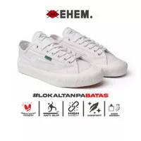 Ehem Company - Sepatu Sneakers Unisex Pria Wanita Dexter Full White