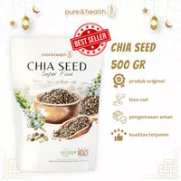 Biji Chia Seed 500g Organik Black Chiaseed Original Natural Super Food