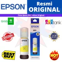 Tinta Epson 003 Yellow Original/ Reffil Tinta Epson 003 Yellow Ori