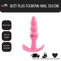 R&T Butt Plug Fountain 3 Bead Silicone - Butt Plug anal silicone