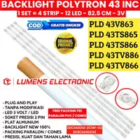 BACKLIGHT TV LED POLYTRON 43 INC PLD43TS865 PLD-43TS865 LAMPU BL 12K