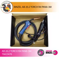 STANG LAS/MIG TORCH CO2 PANASONIC 200 AMPERE ABICOR BINZEL GERMANY