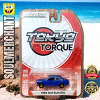 GREENLIGHT TOKYO TORQUE Series 2 - 1968 DATSUN 510 BIRU