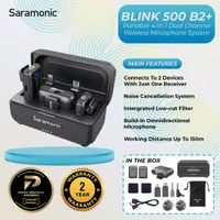 Saramonic Blink 500 B2+ Plus 4 in 1 Dual Channel Microphone System