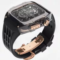 iWatch Case Acrylic Transparent Apple Watch Jam Tangan Strap Clear