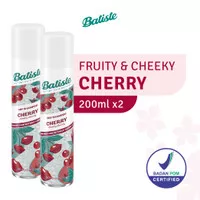 BUY 1 GET 1 Batiste Fruity & Cheeky Cherry Dry Shampoo 200ml