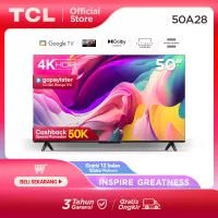 TCL 50A28 - 50 inch Google TV - 4K UHD - HDR 10 - 50A28
