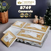 Vicenza Multi Casserole - Wadah Saji Makanan Snack B749 Lily