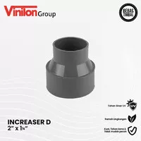 Increaser PVC D 2 x 1 1/4 Inch Vinilon