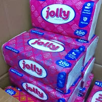 tisu JOLLY 200 sheets 2ply (4 pcs)