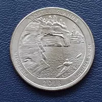 Koin Asing Quarter Dollar 2018 Apostle Islands