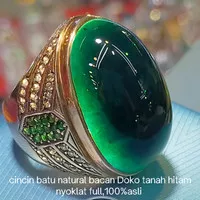 cincin batu bacan Doko super asli natural barang lawas