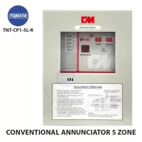 Annunciator Fire Alarm Control Panel 5 Zone Tonata / MCFA Notifier