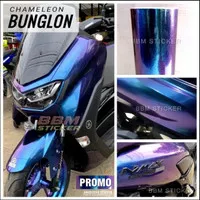 Stiker skotlet bunglon glossy metalic B