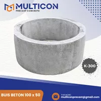 Buis Beton 100x50 Bulat K-225 Cor, Gorong, Saluran,Sumur Resapan