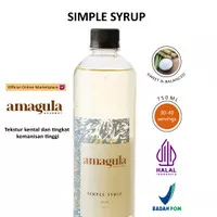 750ML Amagula Simple Syrup / 100% Halal / Syrup & Sauce / HORECA
