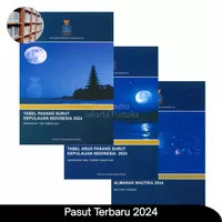 Buku Pasang Surut Kepulauan Indonesia 2024 (1 Set 3 Buku)