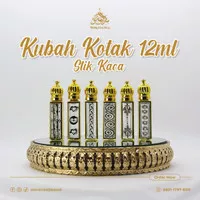 Botol kubah 12ml stik kaca (oles)