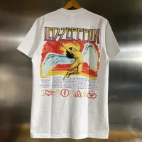 LED ZEPPELIN - ROBERT PLANT X JIMMY PAGE TOUR 1995 TSHIRT WHITE