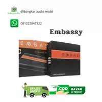 Power Amplifier 4 Channel Embassy EA-450 MOSFET / POWER EMBASSY EA 450 / AMPLIFIER EMBASSY EA450 / POWER EMBASSY MOSFET EA-450