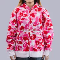 BAPE PINK CAMO SHARK FULLZIP HOODIE (100% AUTHENTIC)