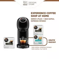 Genio S+ Machine + Espresso Intenso (Get 2 Box Capsule)