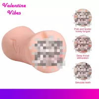 VALENTINE VIBES  REALISTIC 3IN1 ONAHOLE SNAIL CUP BUKAN MAGIC CAT