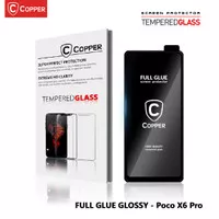 Poco X6 Pro - COPPER Tempered Glass Full Glue Glossy Premium