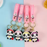 Gantungan Kunci Panda Keychain Boneka Karakter Panda Gantungan Lucu