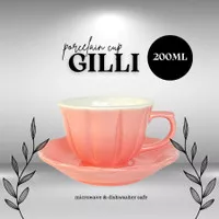 GILLI Cappucino Cup | Cangkir Cappucino Keramik | Cangkir Porselen