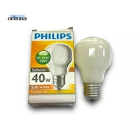 Lampu Bohlam Philips Softone 40W Soft White