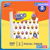 NICE - Facial Tissue POP UP 2 Ply 200s | Tisu Wajah Muka Travel Pack