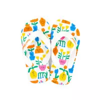 Konnichiwa Sandal Jepit laki laki / perempuan Motif Plant In Pots Kids