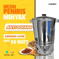 Spinner Peniris Minyak Anti Goyang Alat Peniris Minyak 4 Liter