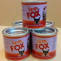 lem fox 168 merah aica aibon 0,1kg kuning serbaguna kaleng besi kecil