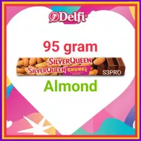 Coklat silver queen chunky bar Almond 95gr