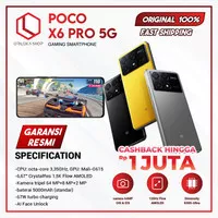 Xiaomi Poco X6 Pro 5G Original Garansi Resmi 12/256 GB 12/512 GB