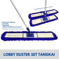 Lobby duster / Alat pel dorong / LOBBY DUSTER SET AKRILIK 80 CM