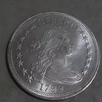 uang koin logam amerika us liberty kuno uk 4 cm