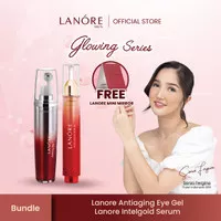 Paket Lanore Anti Aging Eye Gel + Lanore Intelgold Serum +BonusMirror