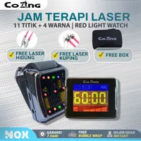 Jam tangan laser terapi cozing 4 warna 12 titik red light watch dr
