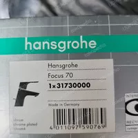 HANSGROHE FOCUS 70 3173000 KRAN WASTAFEL PANAS & DINGIN 100 % BARU