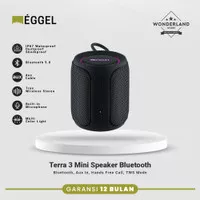 Eggel Terra 3 III Mini 360 Speaker Bluetooth Waterproof IP67 Portable