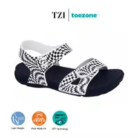 Toezone Kei Ch Black Graphic Sandal Anak Perempuan