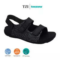 Toezone Bali Ch Black Batik Sandal Anak