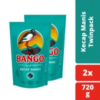 Bango Kecap Manis Kemasan Pouch Refill 720gr Twinpack