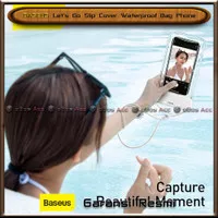 BASEUS Let's Go Slip Cover Waterproof Bag Phone Case HP Anti Basah