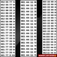 Nomor cantik kartu perdana telkomsel simpati double Triple 555 444