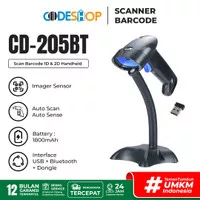 Codeshop CD-205 BT Scanner Barcode Genggam Bluetooth