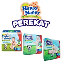 happy nappy perekat NBS 40, M40, NBS 20, M20, L20, L40